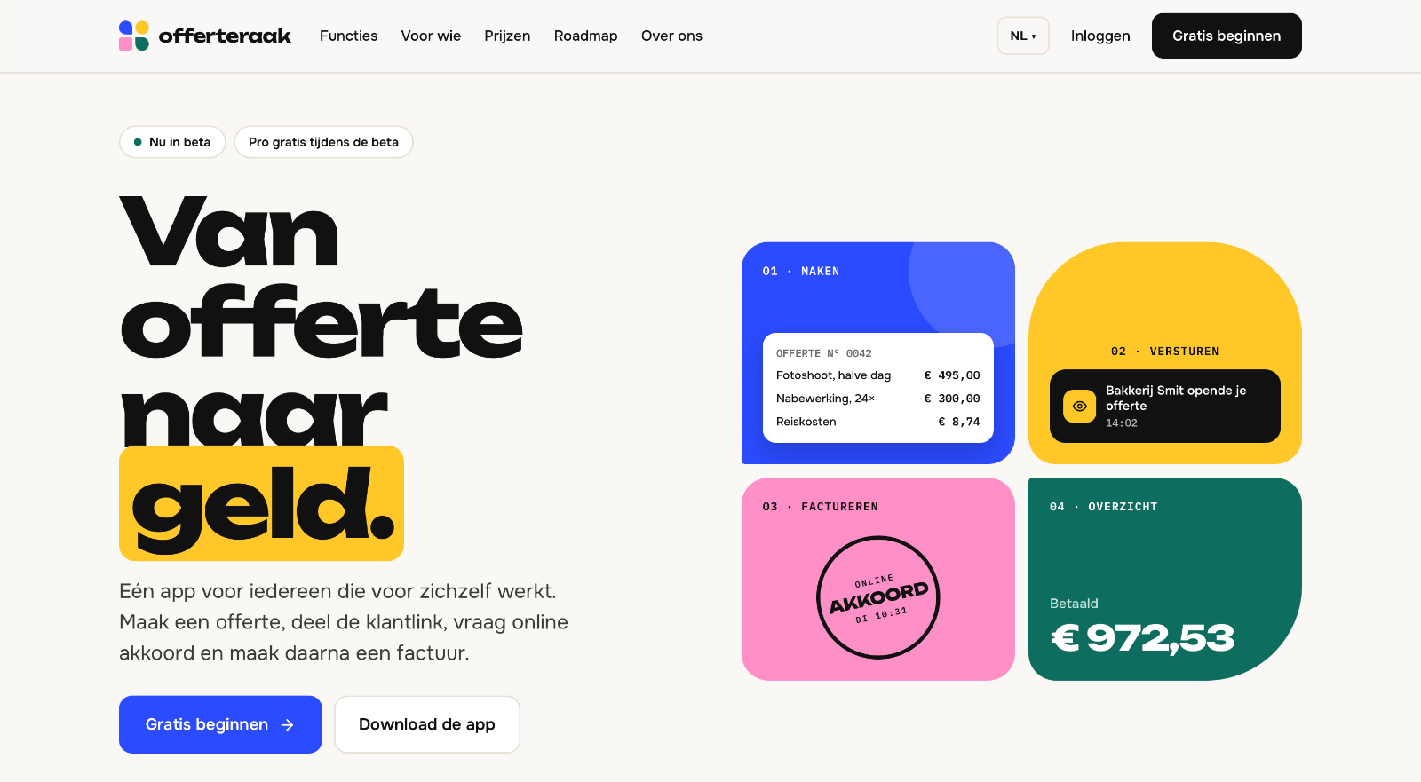 Website OfferteRaak